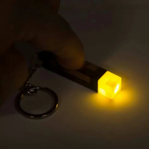 마인크래프트 미니횃불(무드등) 키링 +usb충전선