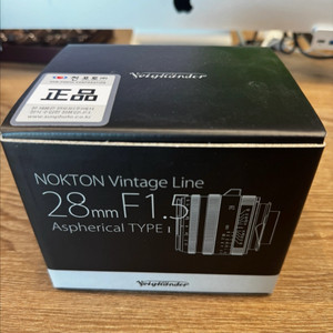 Voigtlander 28mm F1.5 렌즈 vm마운트