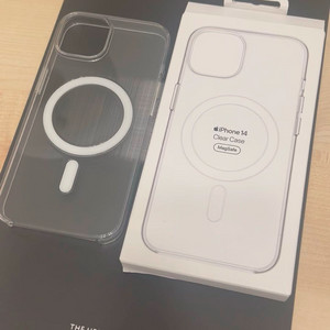 아이폰14 Mac safe 정품 투명케이스 팝니다