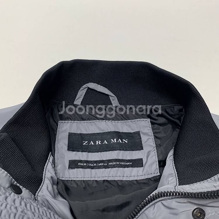 ZARA 자라 블루종 바람막이 자켓 (XL)--3