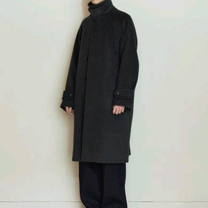 헤지스 발마칸 코트 M사이즈(100) 차콜 그레이