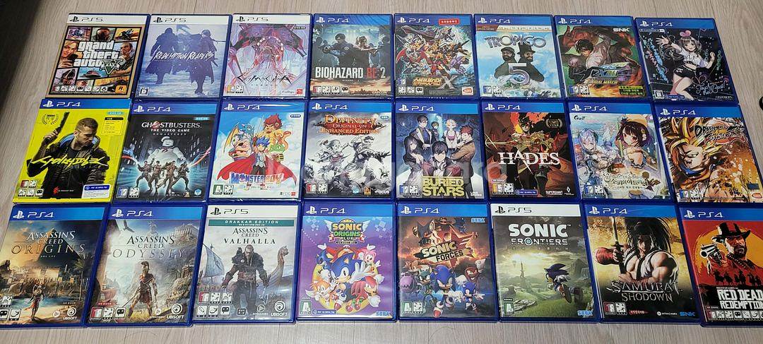PS4&5 게임타이틀 신작 명작 대방출--1