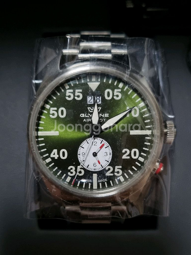 [GLYCINE] 글라이신 에어파일럿 듀얼타임(새상품)--0