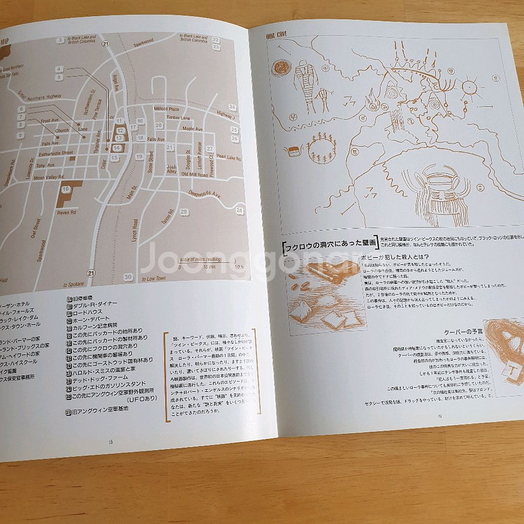 영화 트윈픽스 데이비드린치 일본영화팜플렛 빈티지잡지--5