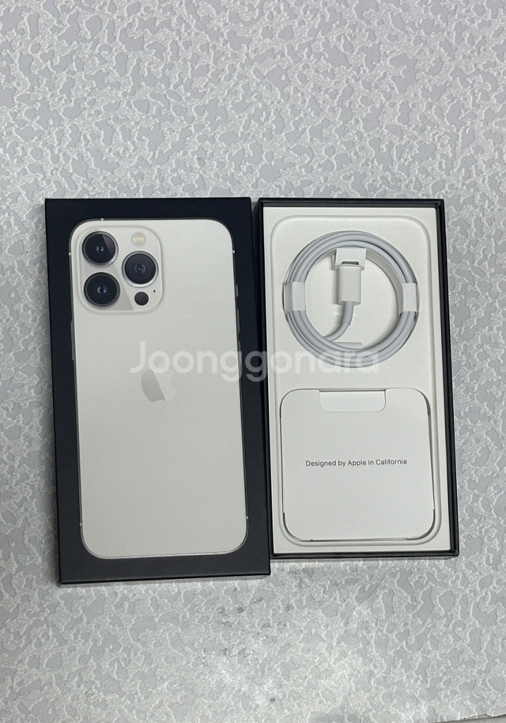 아이폰 13 프로 실버 128GB 풀박--0