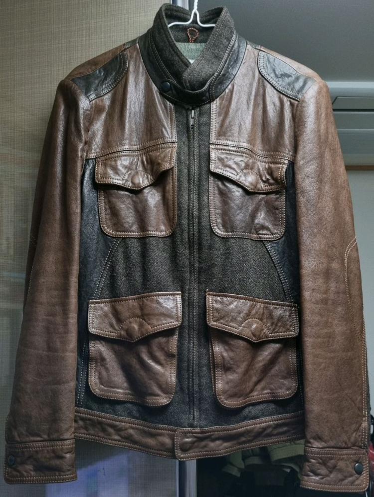 [커스텀 멜로우] 라이더 양가죽 자켓 95 이미지