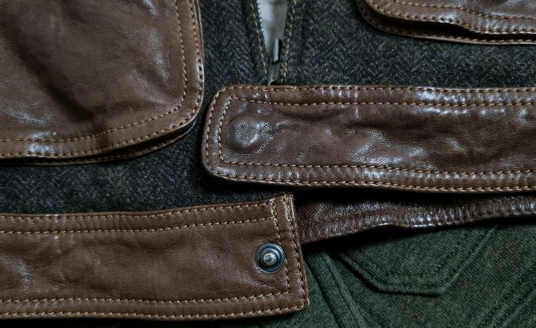 [커스텀 멜로우] 라이더 양가죽 자켓 95 이미지