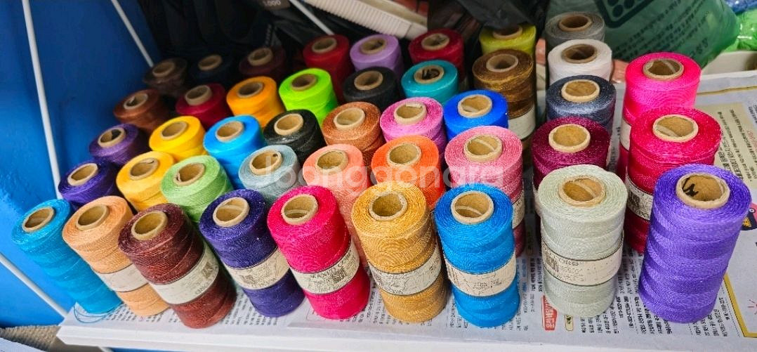 가죽공예,일반공예용 왁스실(0.5mm 320m 43색)--0