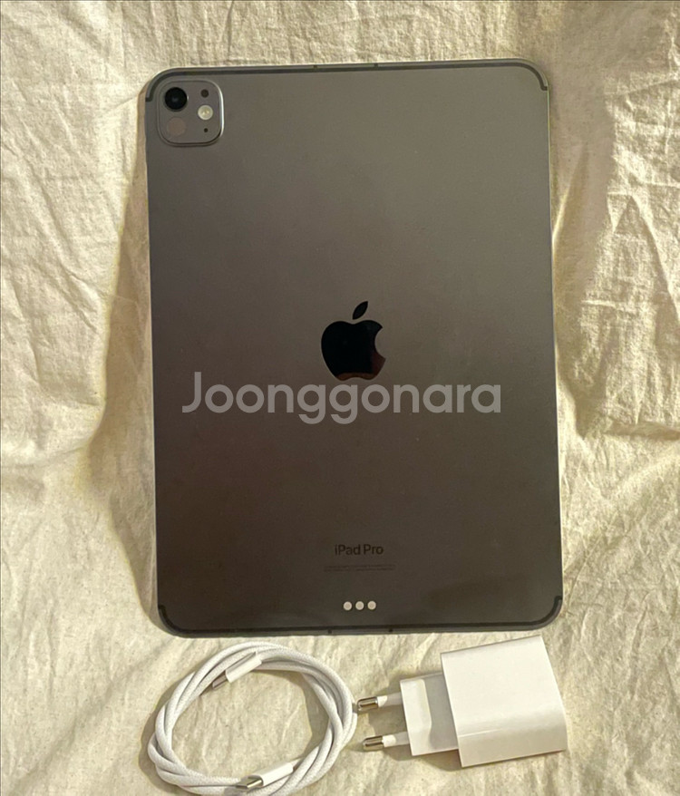 새상품급 아이패드 프로 11인치 M4 블랙 셀룰러--0