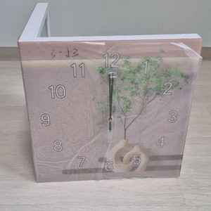 양면 코너 벽시계 새상품