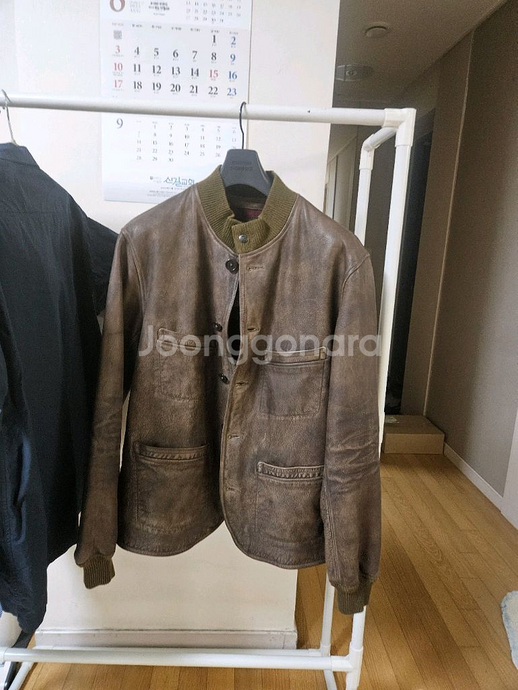 rrl 레더카코트 L--0