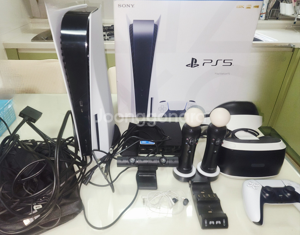 PS5 플스5 1118A 디스크 + PS VR 1세대--0