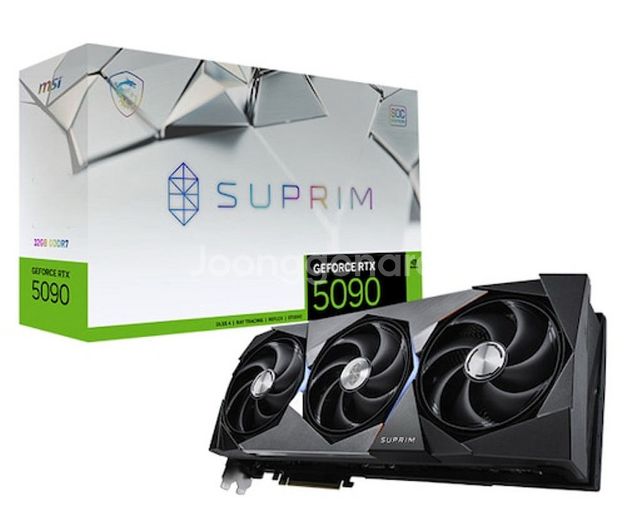 안심결제)MSI RTX 5090슈프림 새상품 395만--0