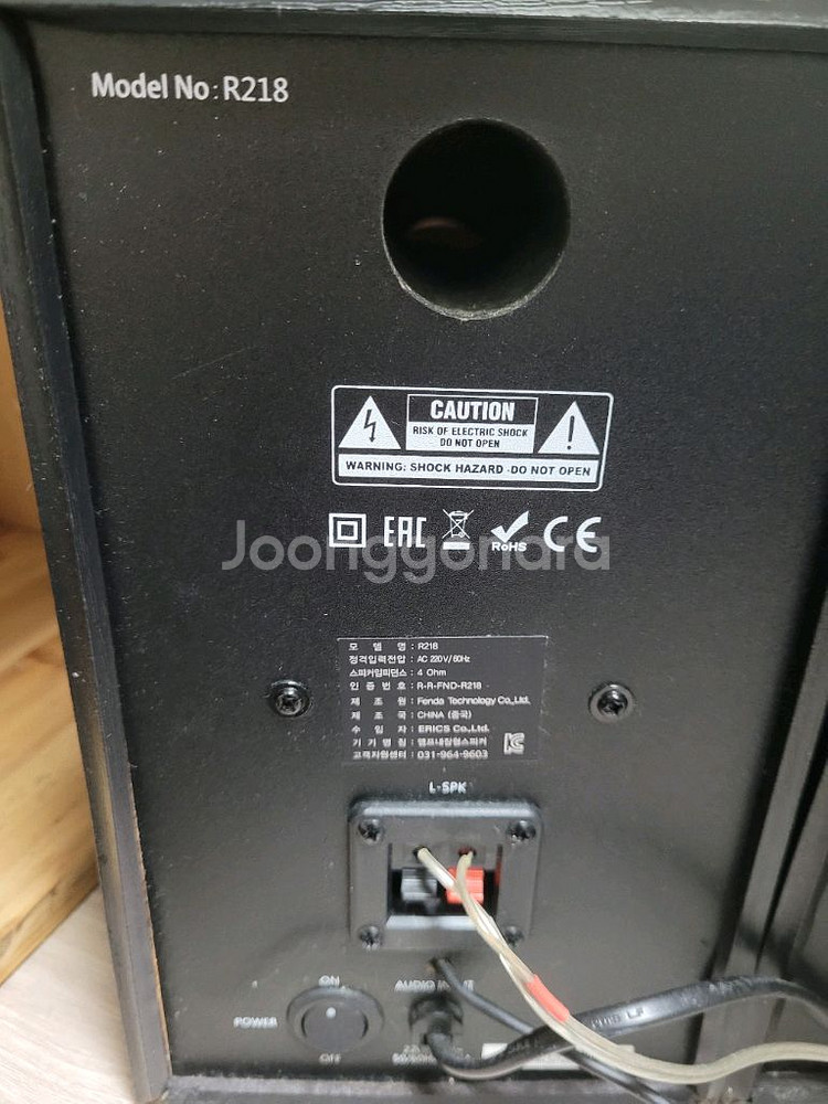 캔스톤 F&D R218스피커--2