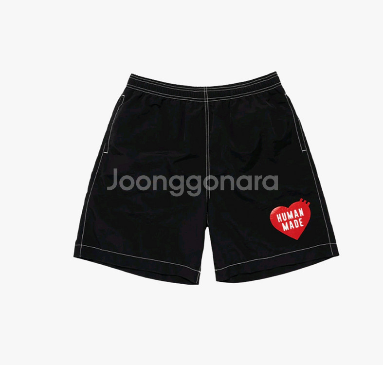 휴먼 메이드 스윔 쇼츠 블랙--0