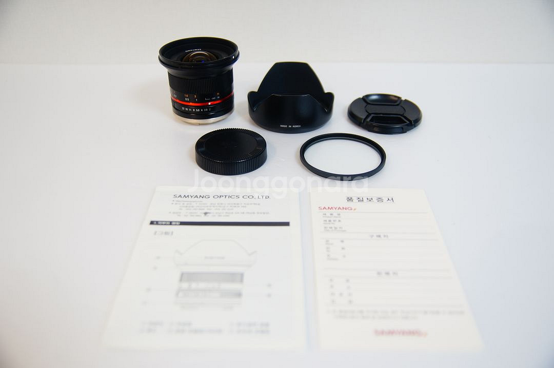 [소니용] 삼양옵틱스 12mm f2.0 미러리스용 렌즈--0