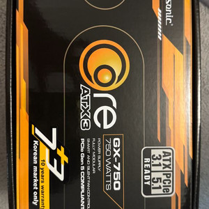 시소닉 core v2 gx-750w 풀모듈러 새상품