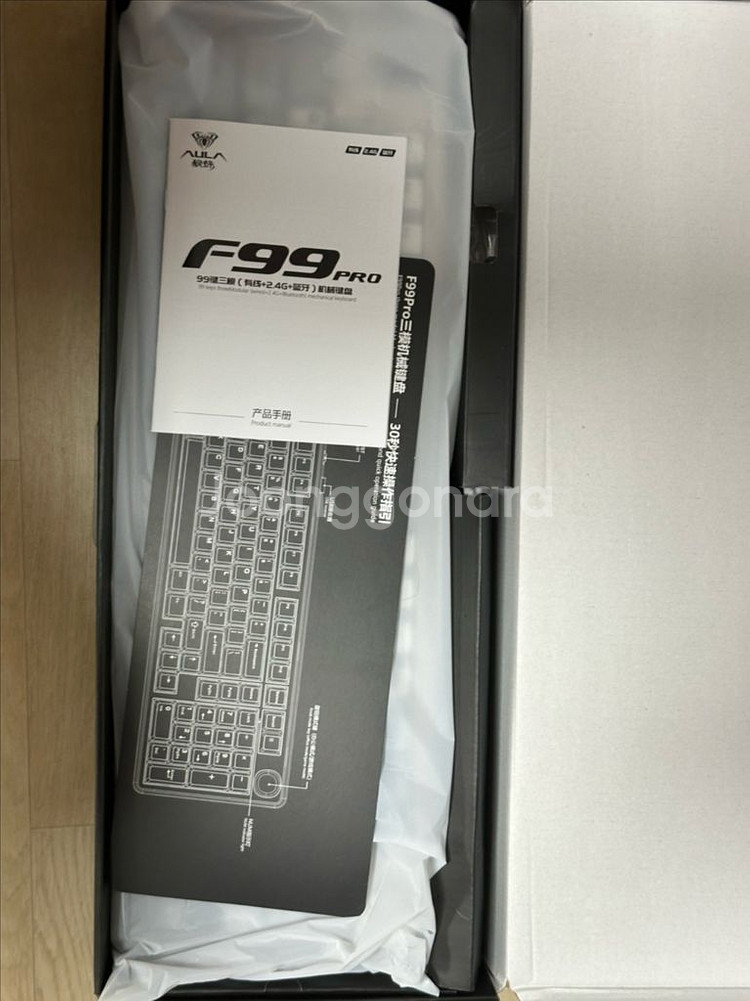 독거미 F99 Pro 퍼플축 V2 +키크론 팜레스트--1