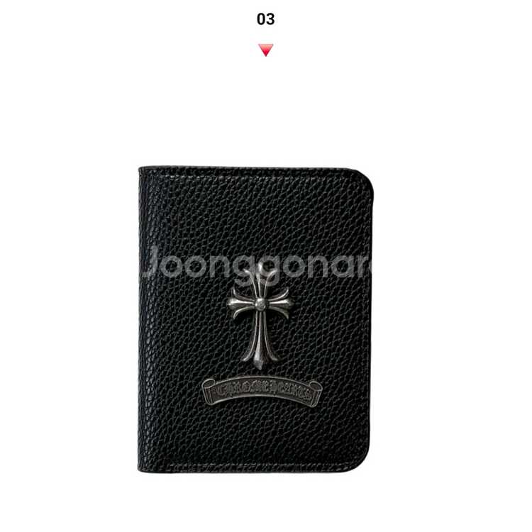 크롬 복고가죽 반지갑 접이식지갑 남여공용 NO.2--1
