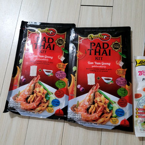 팟타이 키트, 팟타이 소스, 사테소스, 그린커리 일괄