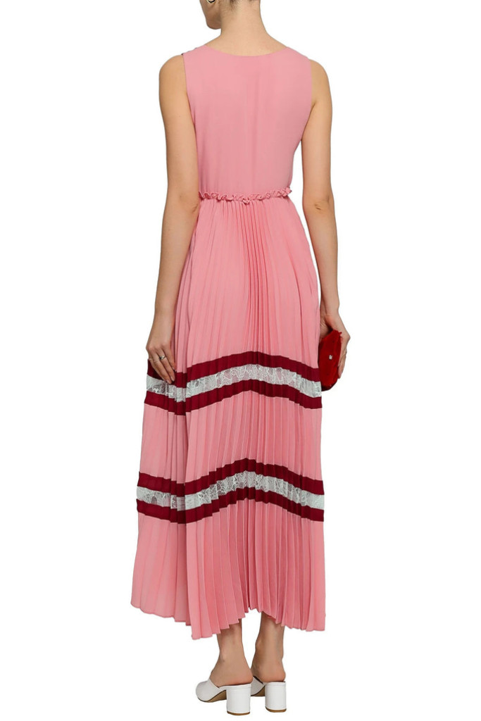 (새상품) 마쥬 핑크 플리츠 롱원피스 1사이즈 이미지