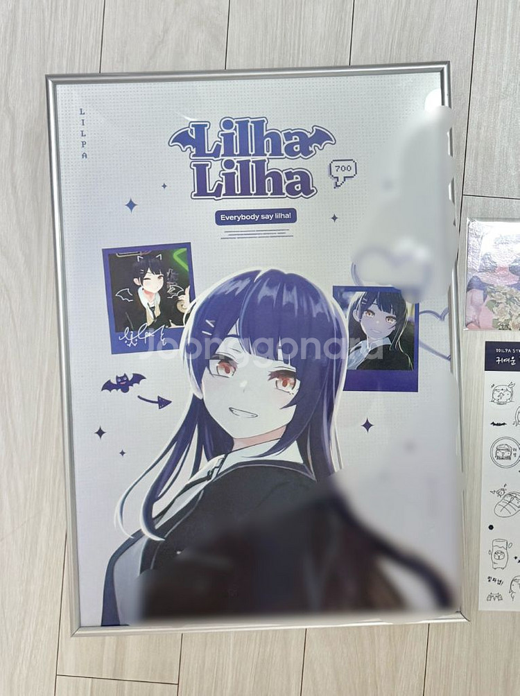 이세계아이돌 이세돌 릴파 생일카페 포스터--0