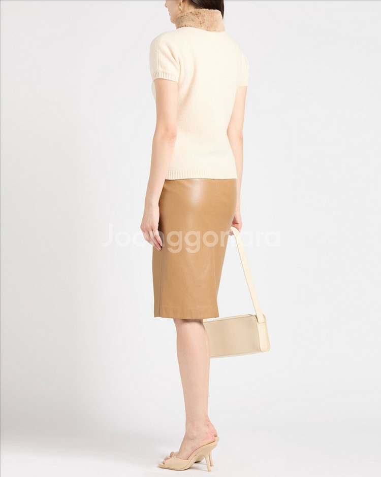 명품 블루마린 터틀넥 니트 크림 새상품--2