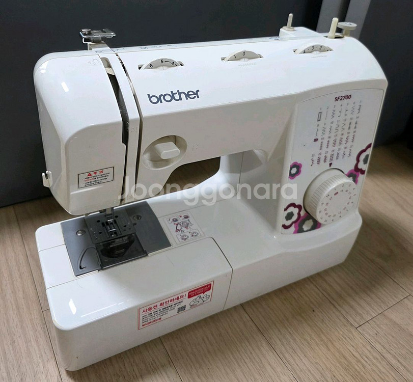 브라더 미싱기 SF2700 (본체+페달)--1