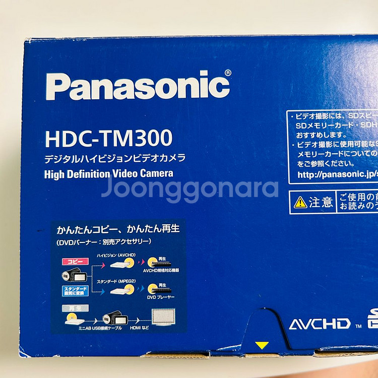 박스품) 파나소닉 HDC-TM300 빈티지 캠코더 실버--4