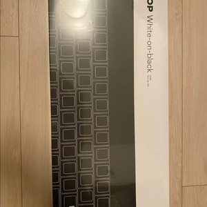 gmk 키캡 white on black 새제품 미개봉