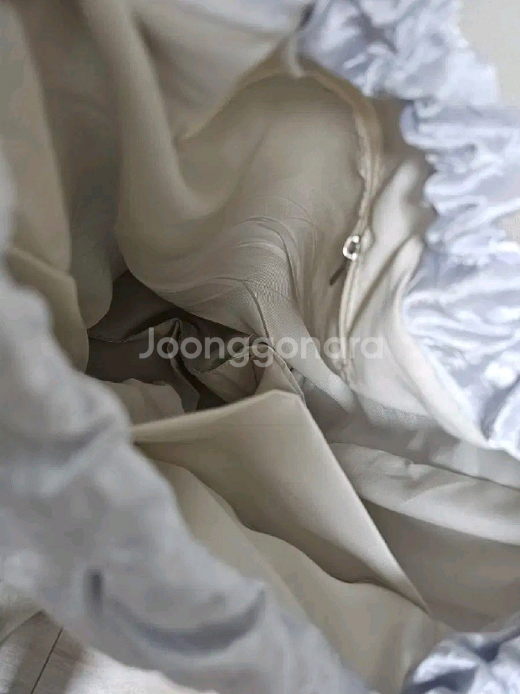 여성 실버 백팩 스트링 짐색 데일리 경량 백팩 베낭--2