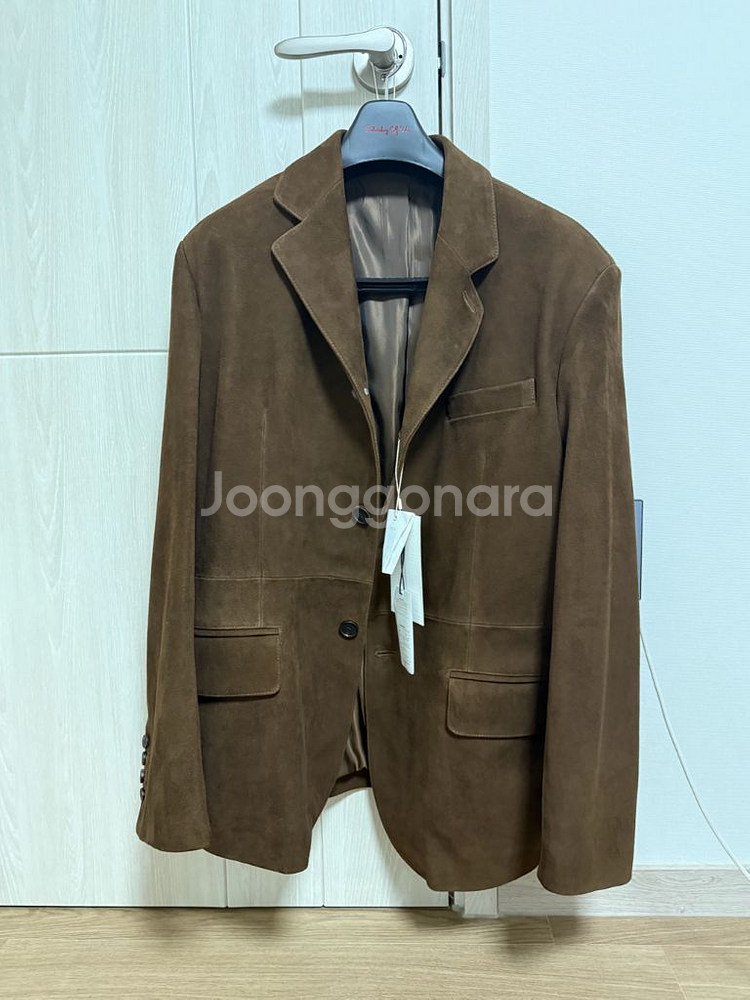[S] STU 고트 스웨이드 블레이저--0