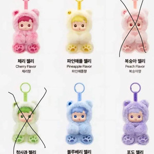 하치푸푸 젤리곰 단순개봉 4종 있습니다