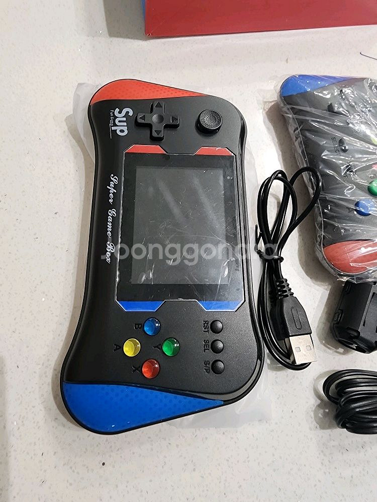 X7M 2인용 미니고전게임기 500게임 내장 레트로휴대--1