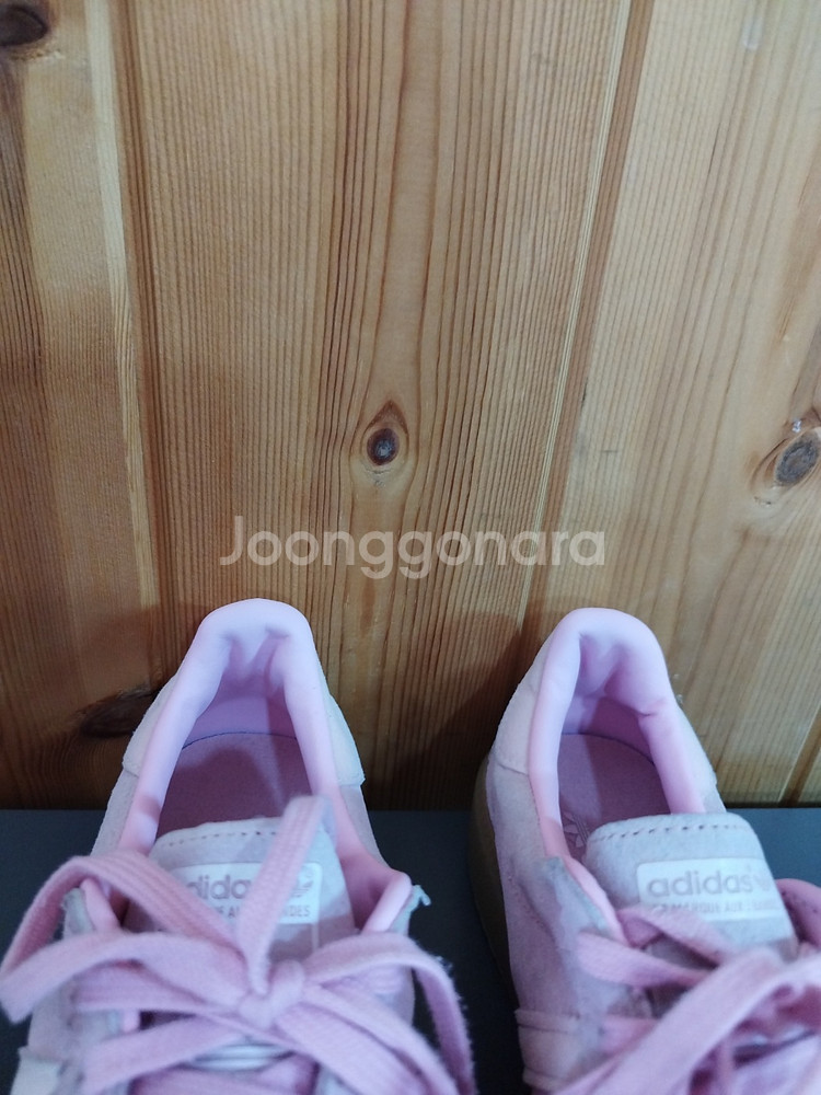 230mm 아디다스 버뮤다 스니커즈 핑크--4