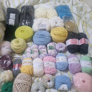 뜨개실 45볼 일괄