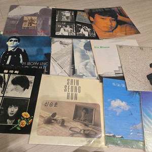 LP90년대가수 레코드판 모음12장