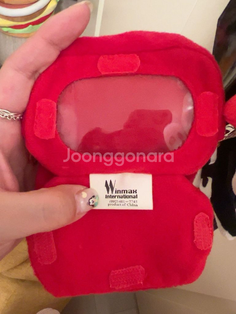 고전 마이멜로디 파우치 스트랩 키링 포토 앨범--2