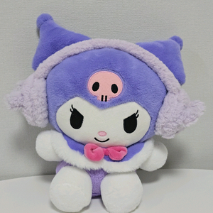산리오 쿠로미 귀마개 인형 25cm