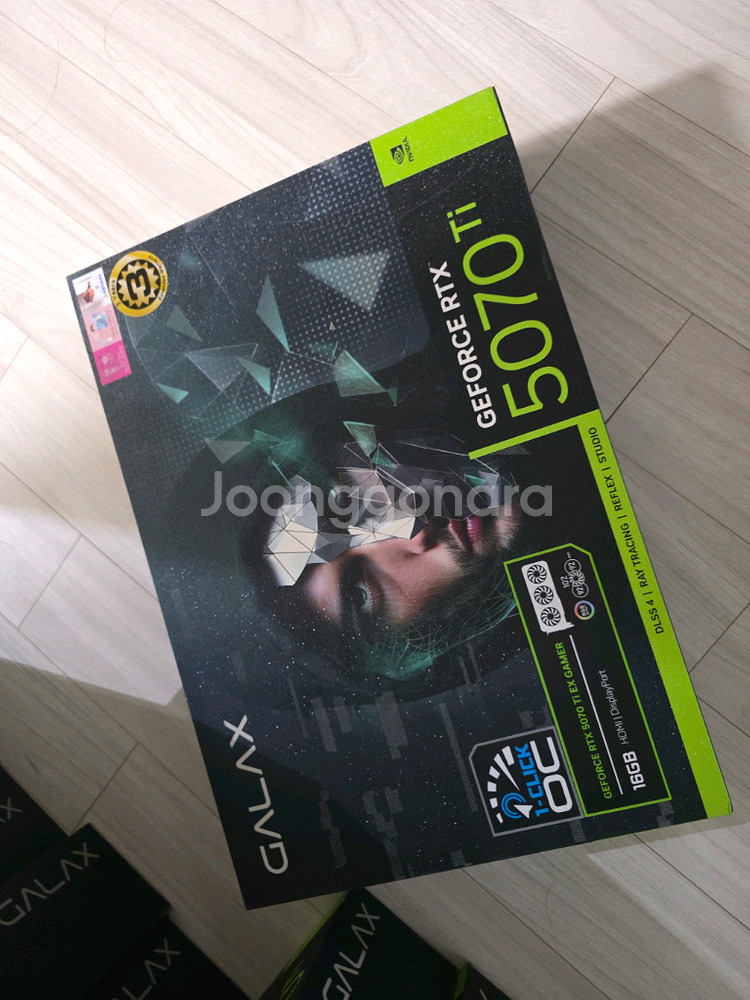 RTX5070TI 갤럭시 미개봉신품 팝니다--0