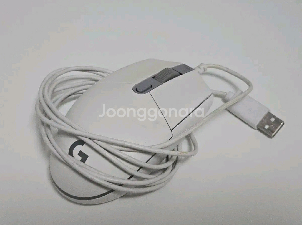 로지텍 마우스 g102 화이트--0