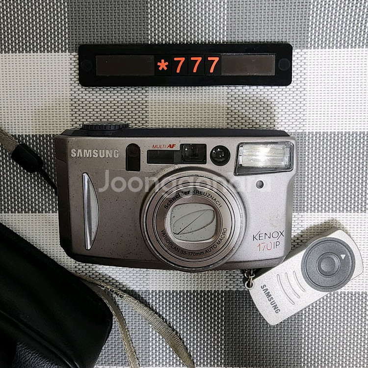 삼성캐녹스 170 IP 필름카메라 리모컨 파우치포함--0