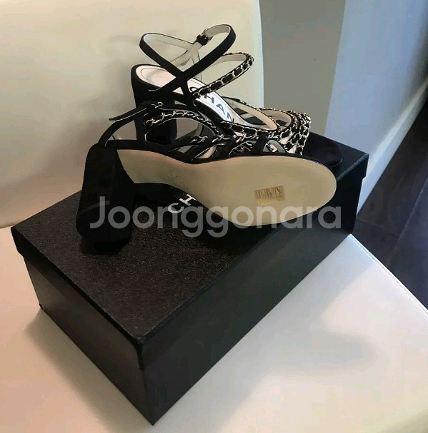 Chanel 램스킨 샌달구두 정품--4