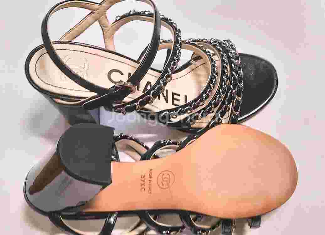 Chanel 램스킨 샌달구두 정품--7