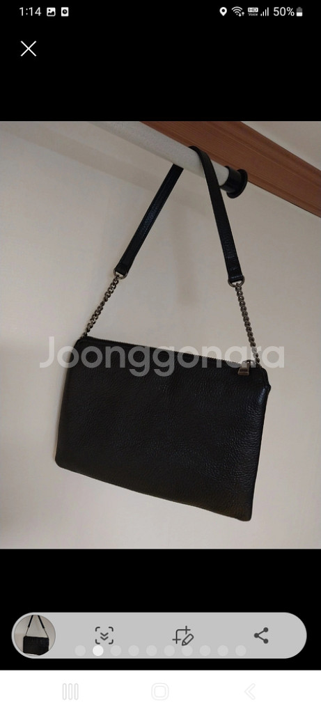 여성 세라 가죽 클러치백, 토트백, 숄더백--1
