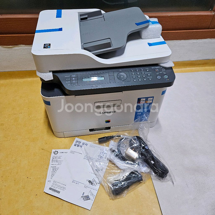 삼성 컬러 레이저 복합기 SL-C563FW [새 것]--0