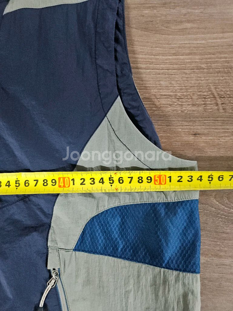 Montpic 바람막이 등산 조끼 네이비 105--7