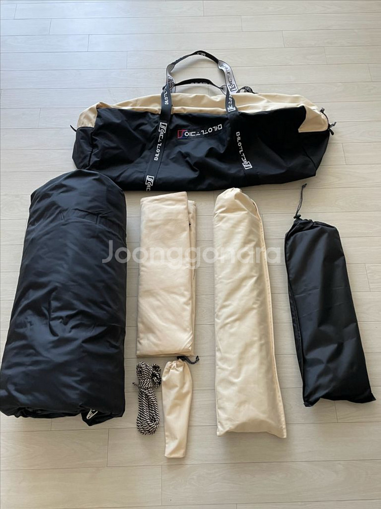 안나한300 텐트 아이보리(전용 그시,팩세트 포함)--4