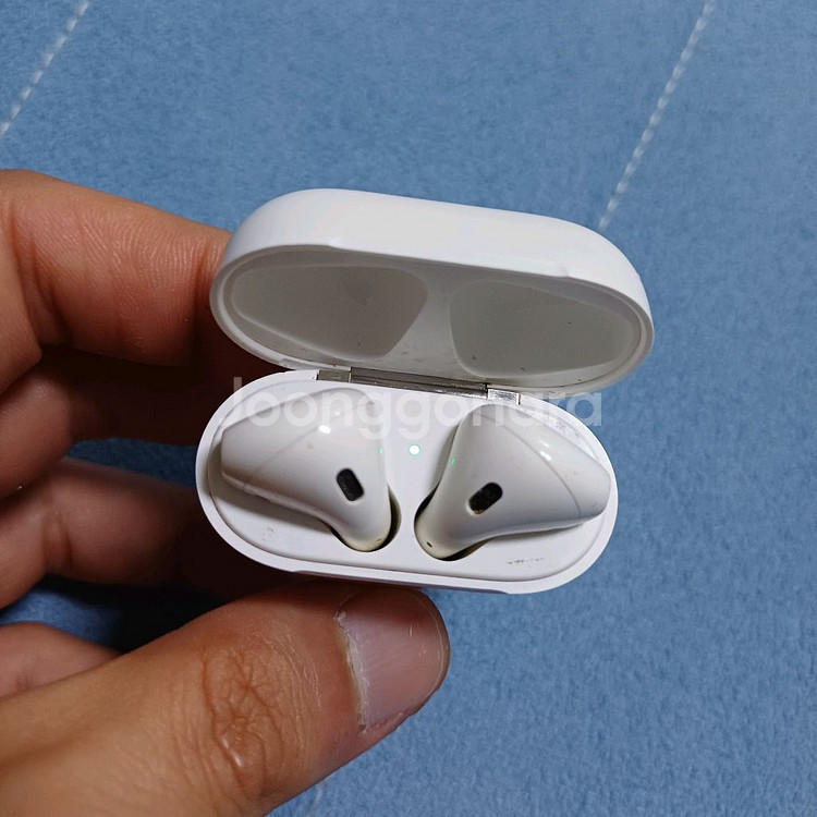 정품 애플 에어팟1세대 a1602 블루투스 이어폰--4