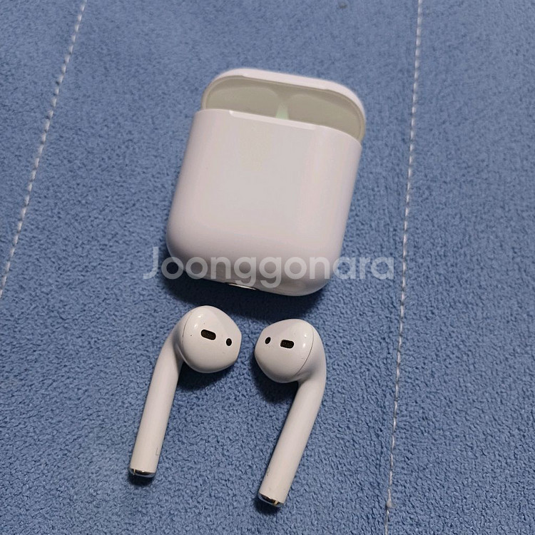 정품 애플 에어팟1세대 a1602 블루투스 이어폰--5